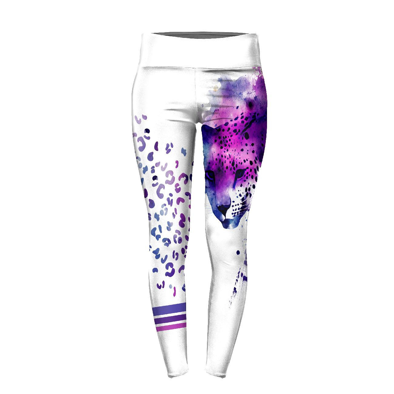 SPORTS LEGGINGS - GEPARD FACE - sewing set