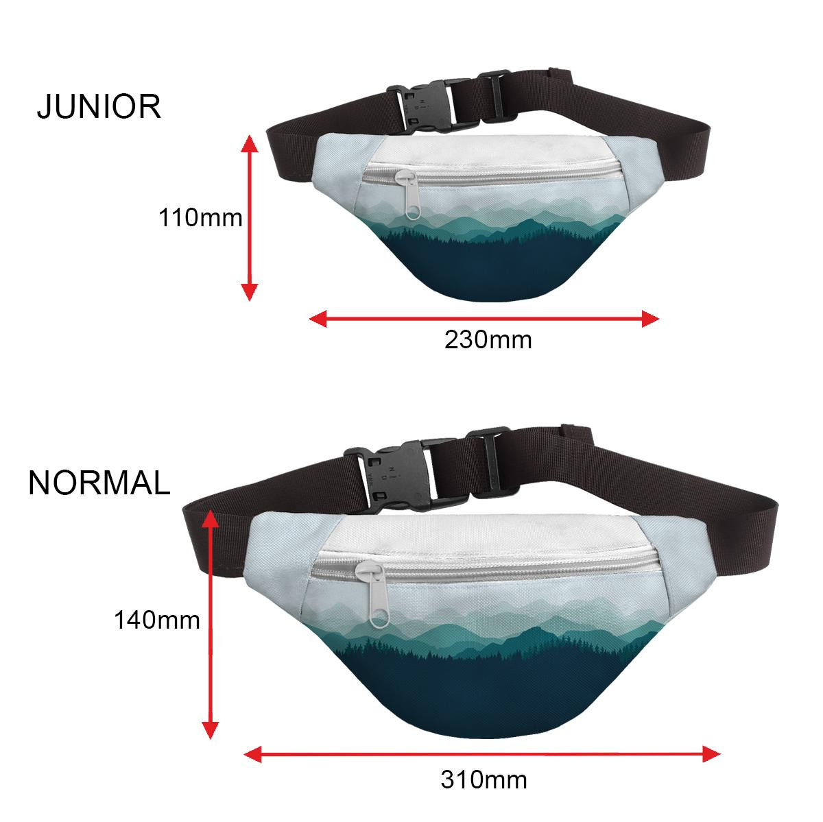 JUNIOR HIP BAG - MOUNTAINS / Choice of sizes