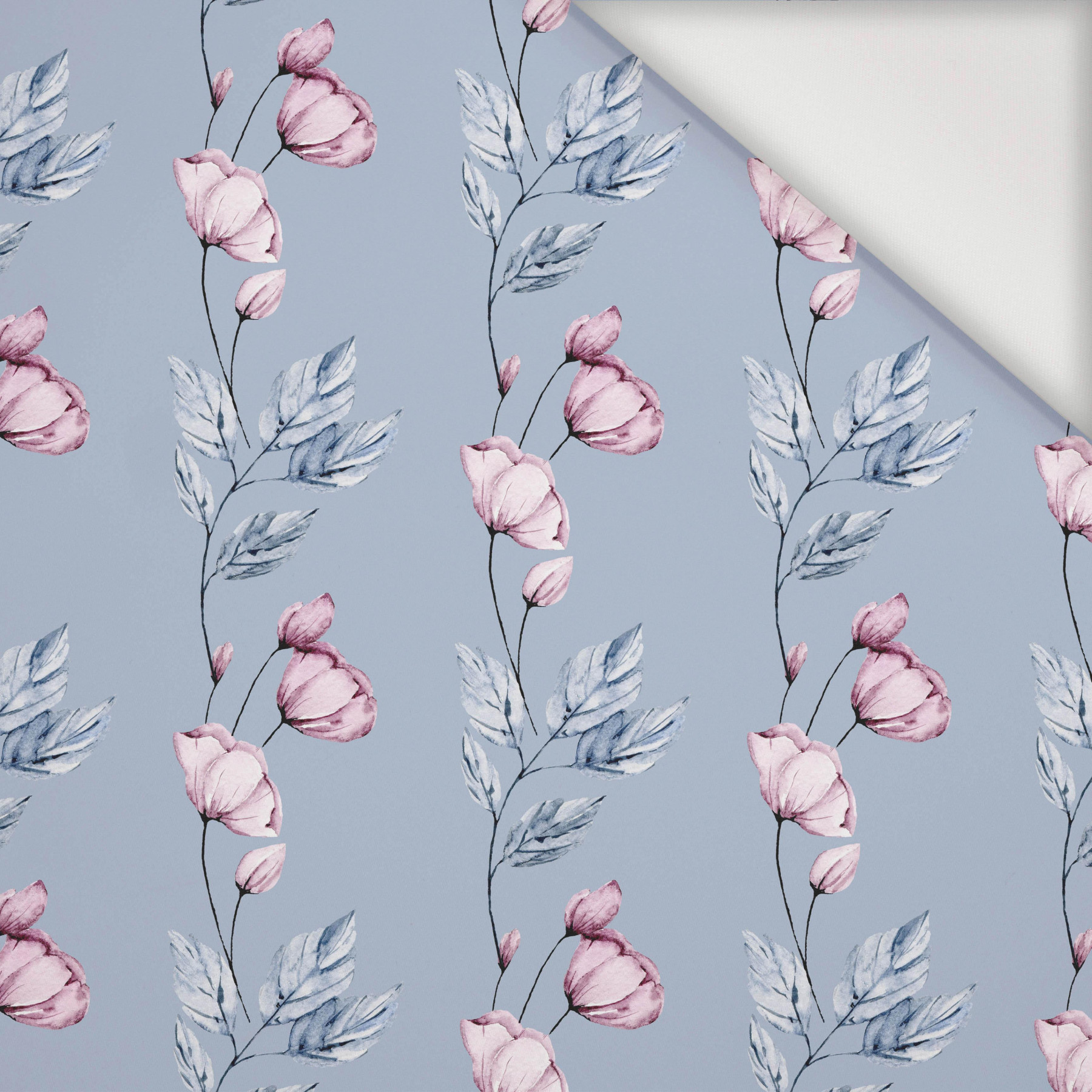 WATERCOLOR BOUQUET Pat. 3 - Nylon fabric PUMI
