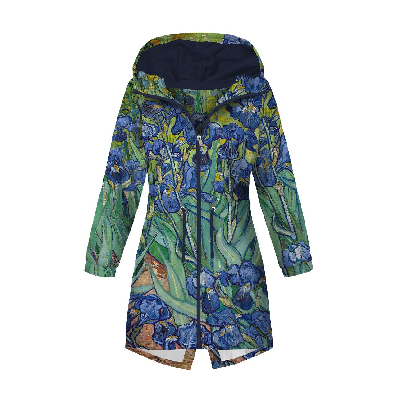 WOMEN'S PARKA (ANNA) - IRISES (Vincent van Gogh) - sewing set