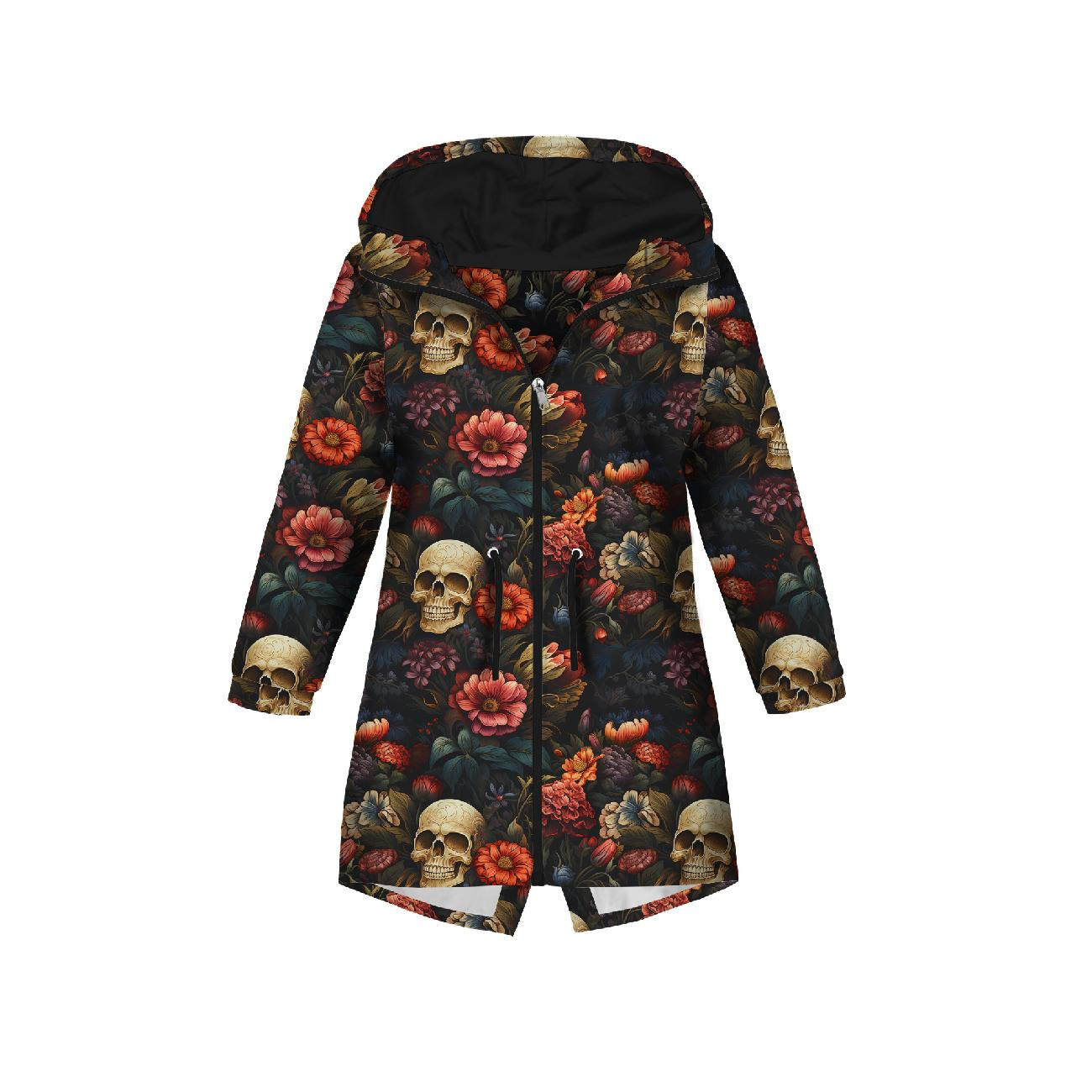 KIDS PARKA (ARIEL) - FLOWERS AND SKULL - sewing set