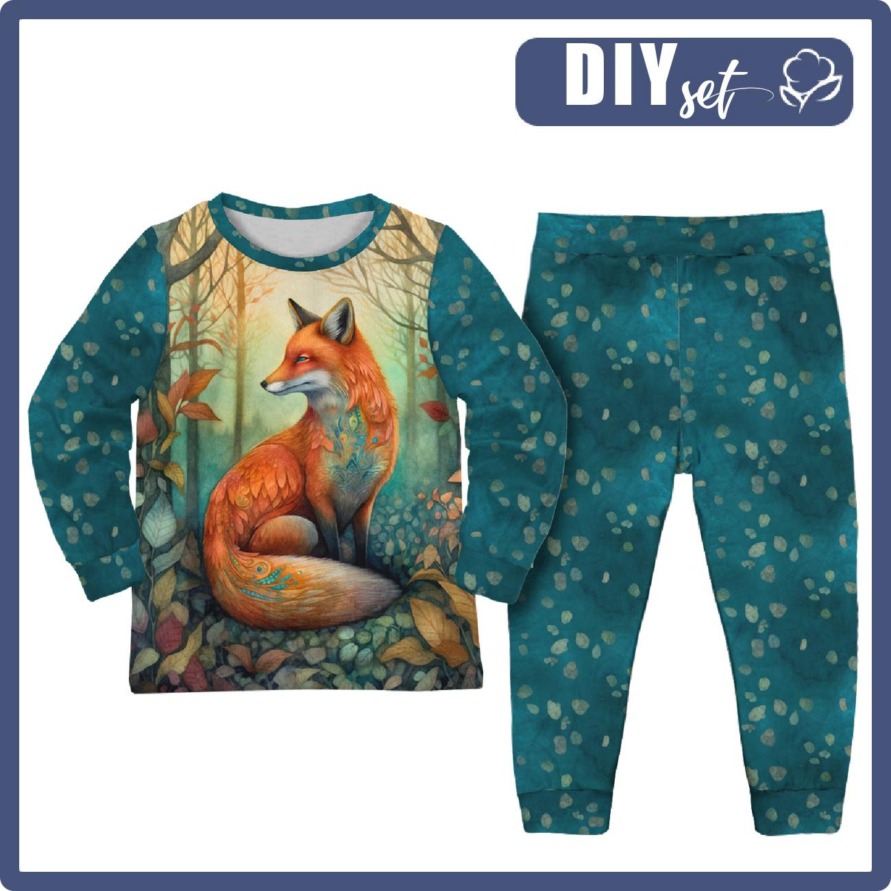 CHILDREN'S PAJAMAS " MIKI" - BOHO FOX - sewing set