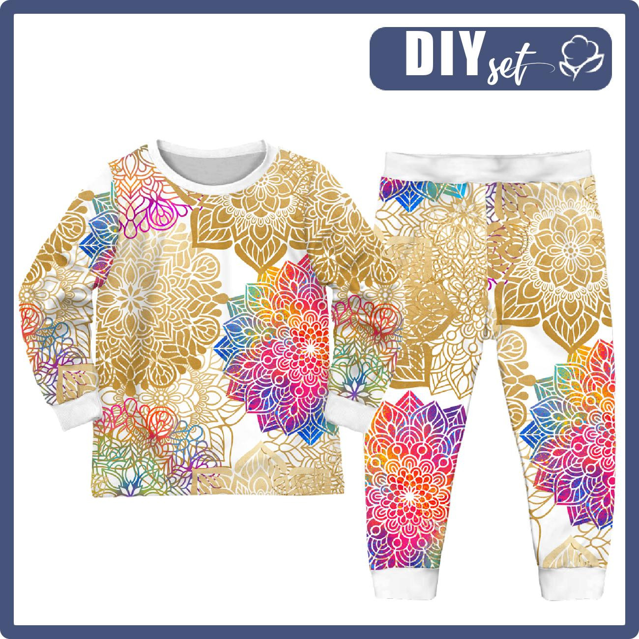 CHILDREN'S PAJAMAS " MIKI" - MANDALA pat. 3 - sewing set