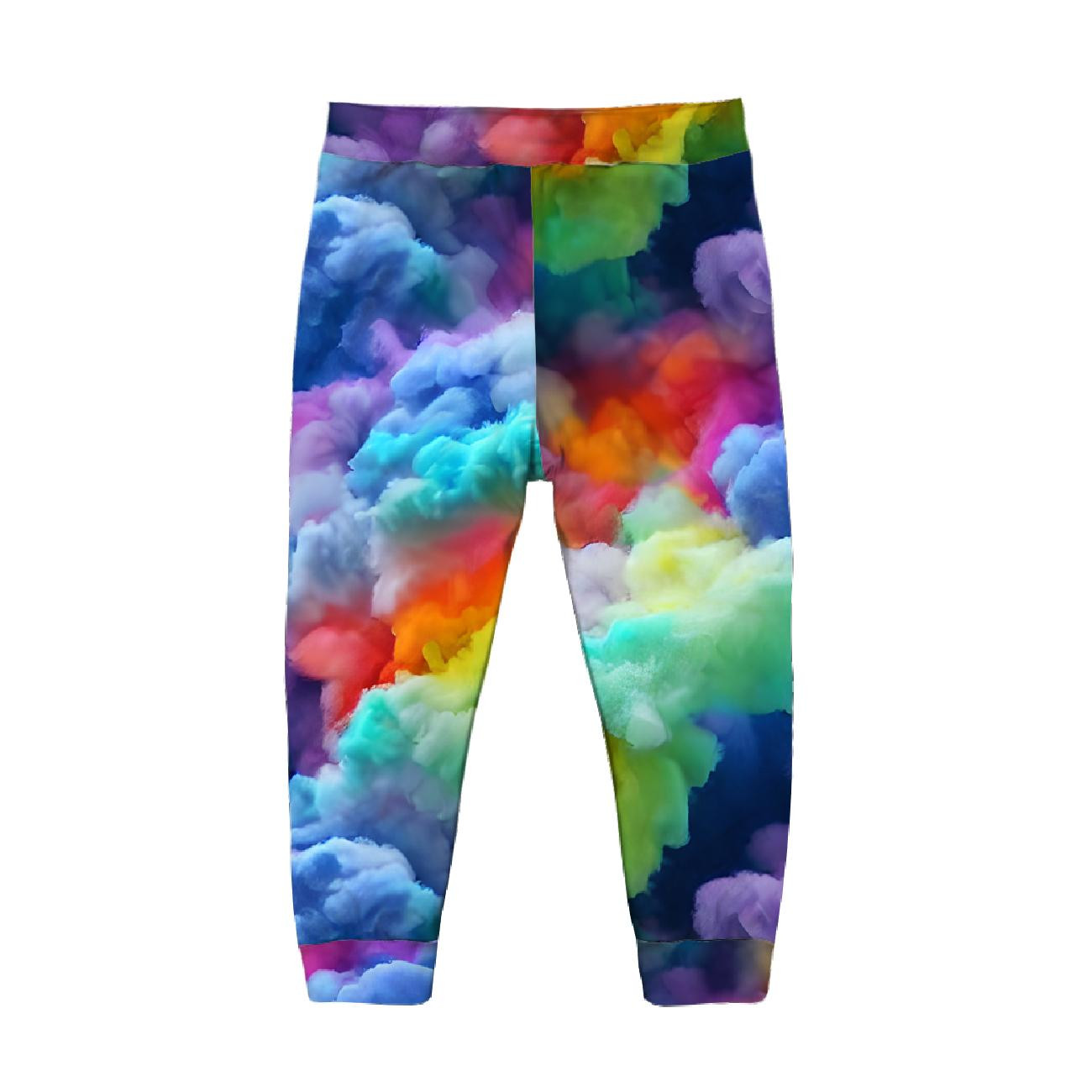 CHILDREN'S PAJAMAS " MIKI" - RAINBOW CLOUDS - sewing set