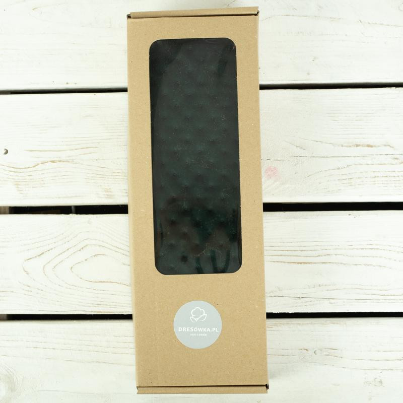 YOGI pencil case - BOTTLED GREEN / dotted velour