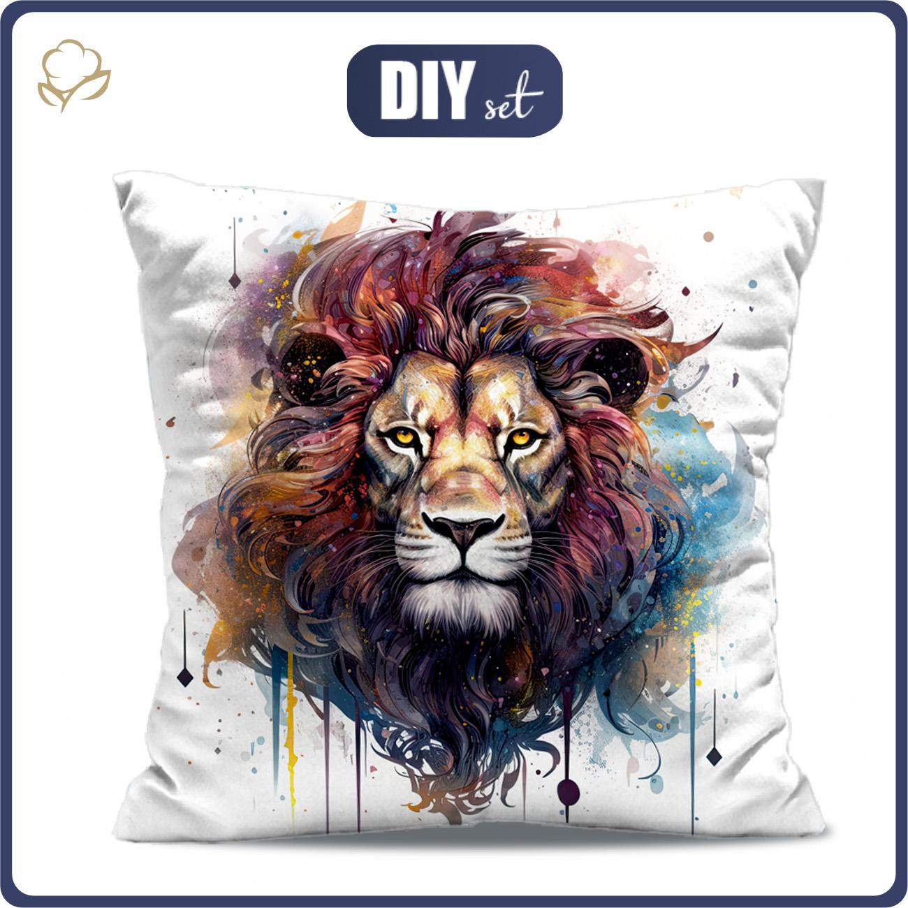 PILLOW 45X45 - LEO - sewing set