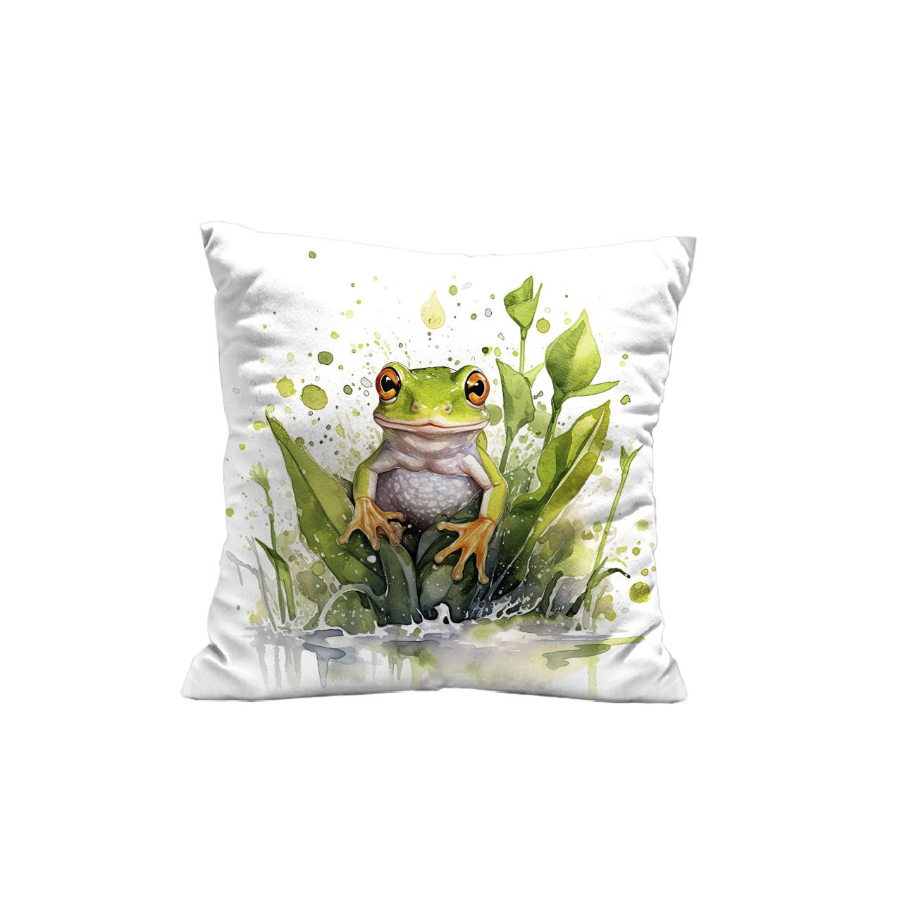 PILLOW 45X45 - WATERCOLOR FROG - sewing set