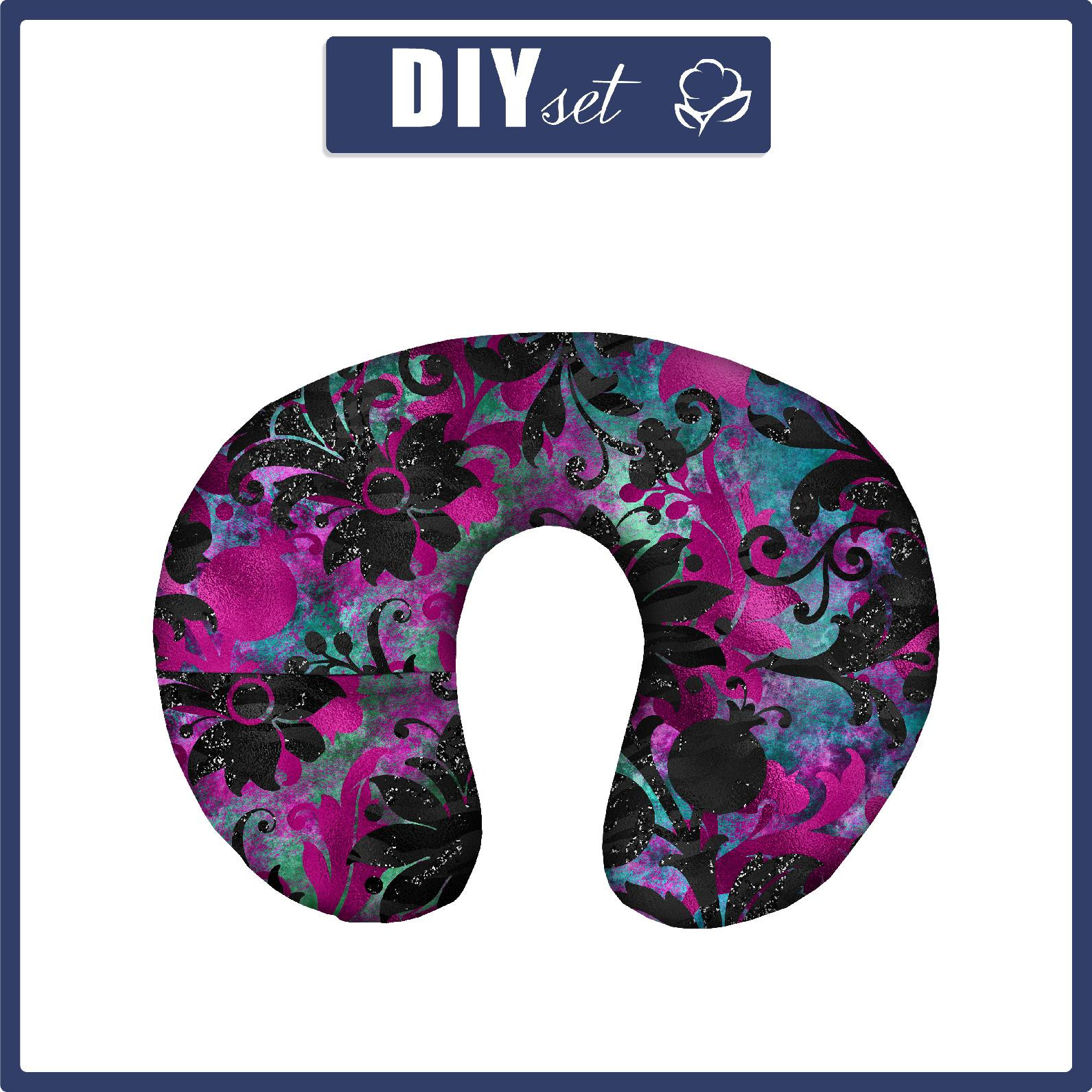 NECK PILLOW - FLORAL PAT. 9 - sewing set