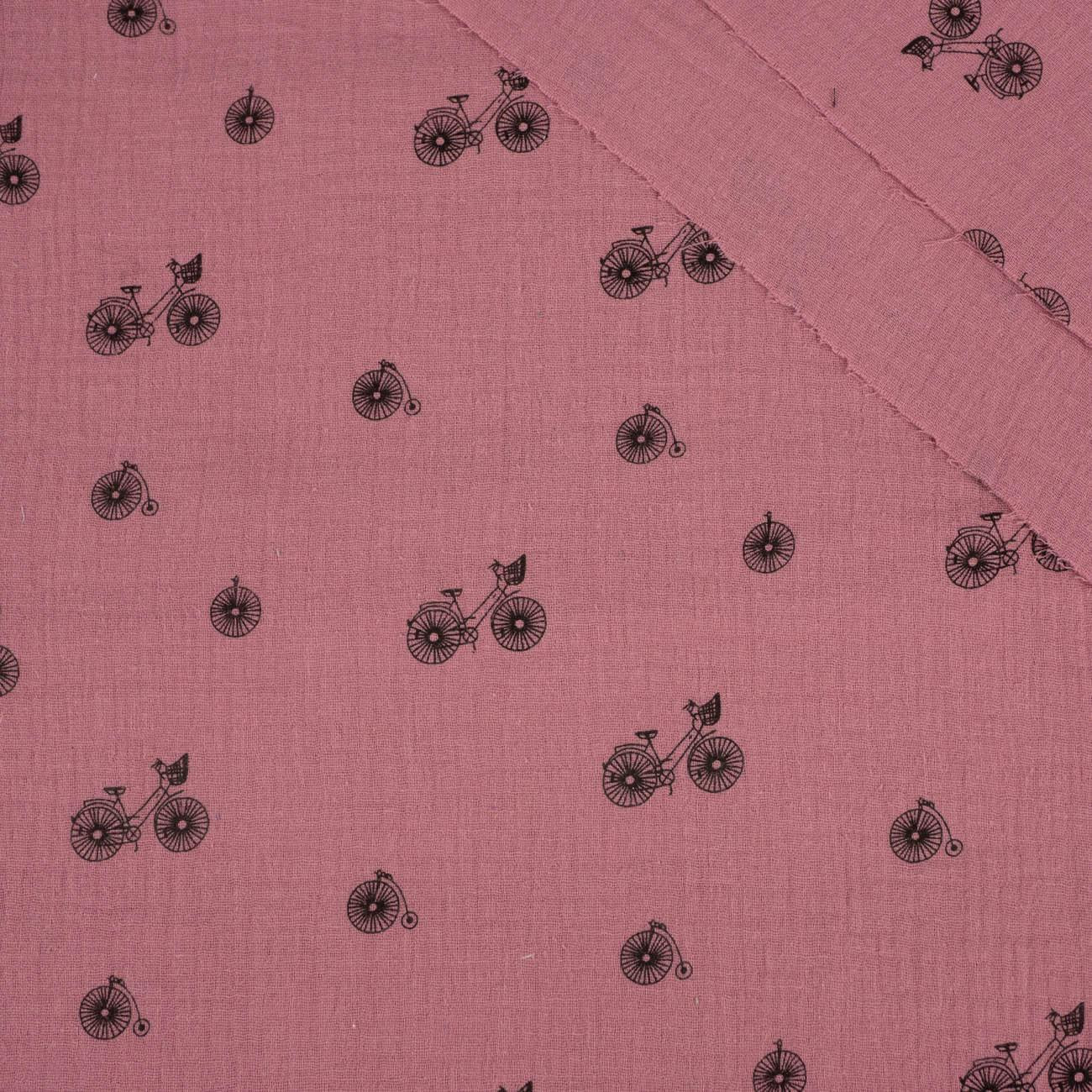 BIKES / heather - cotton muslin