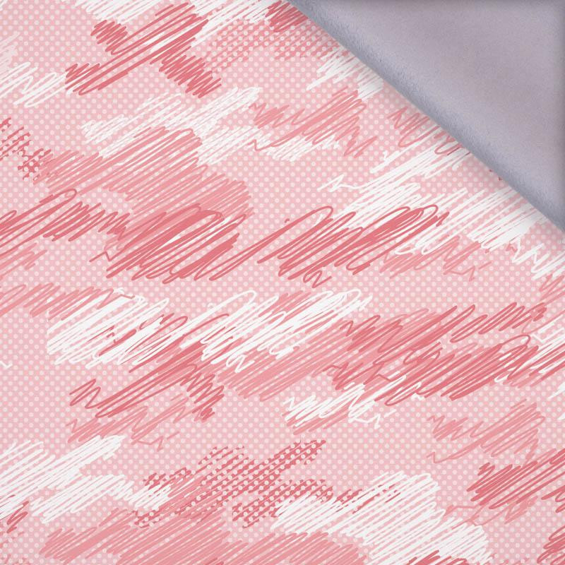 CAMOUFLAGE - scribble / red - softshell