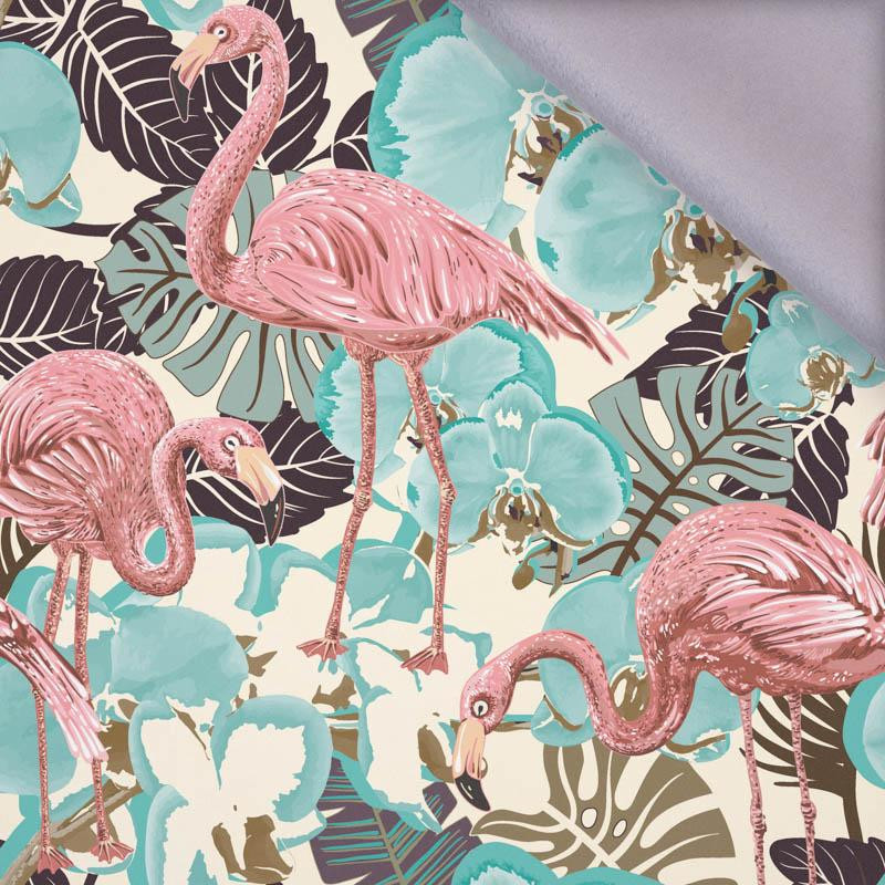 FLAMINGOS AND  MONSTERAS - softshell