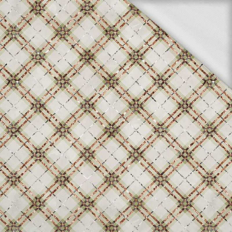 FOREST DIAMONDS pat. 2 - looped knit fabric