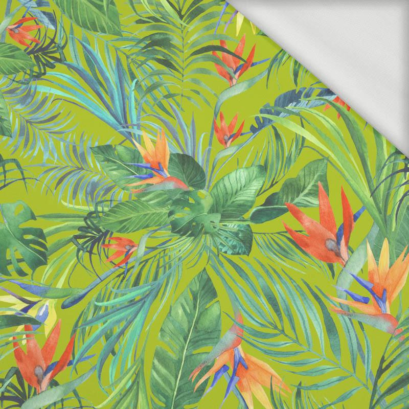 PARADISE JUNGLE / green - looped knit fabric