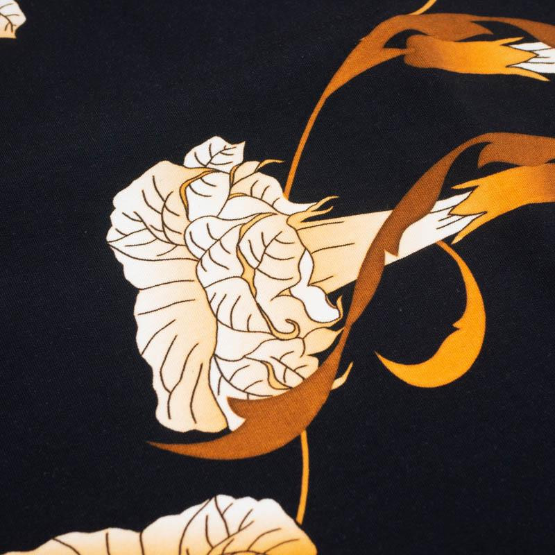BELLFLOWERS pat. 1 (gold) / black - looped knit 