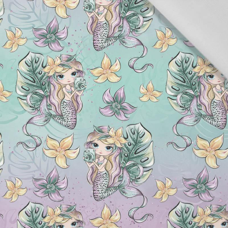 MERMAIDS AND CAMERAS - Cotton woven fabric