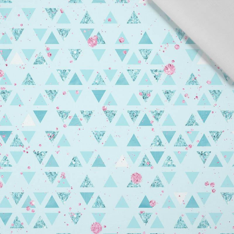 GLITTER TRIANGLES (WONDERLAND) - Cotton woven fabric