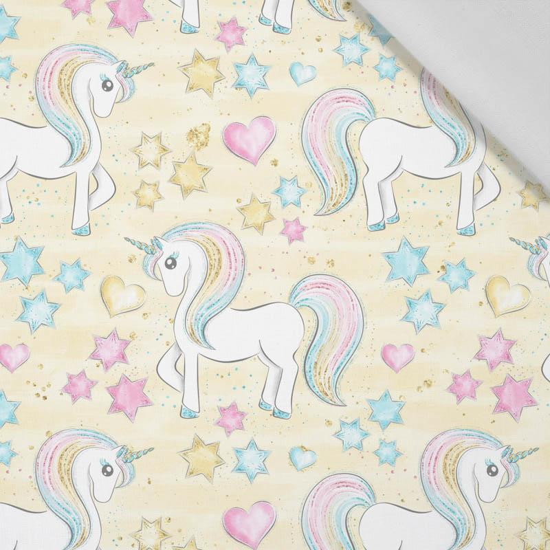UNICORNS AND STARS (WONDERLAND) - Cotton woven fabric