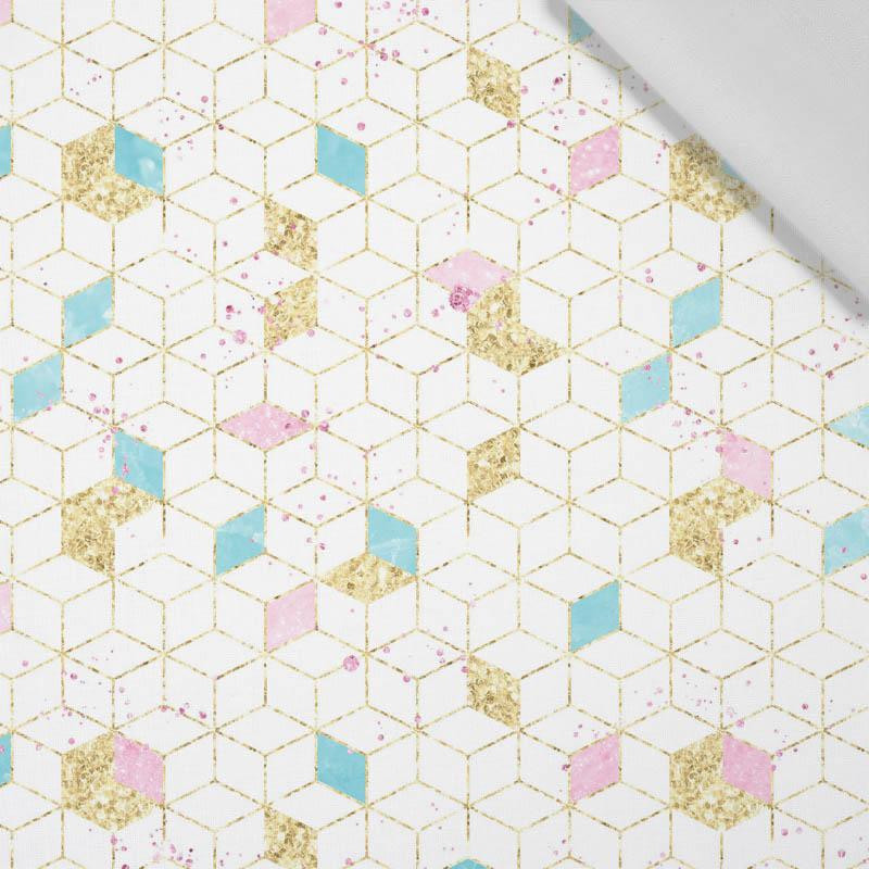 PASTEL MOSAIC (WONDERLAND) - Cotton woven fabric