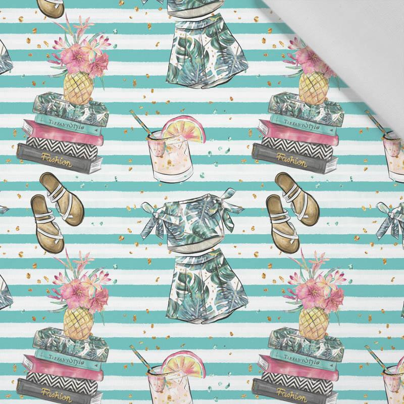 SUMMER FASHION / STRIPES - Cotton woven fabric