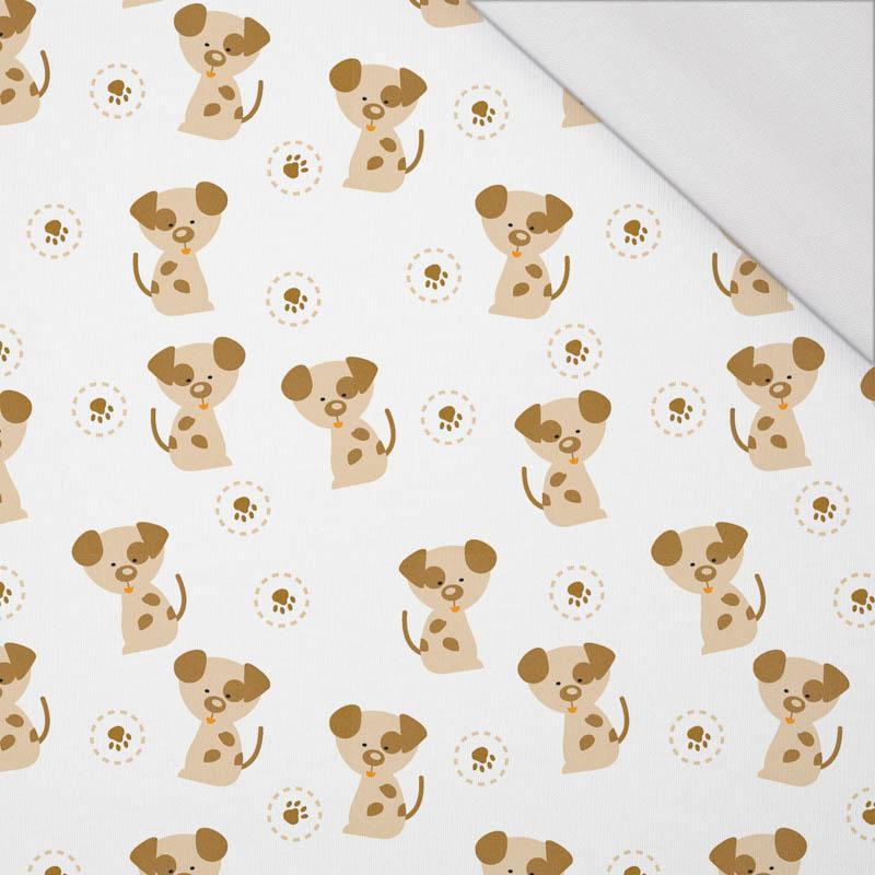 PIEBALD DOGS (ANIMAL GARDEN) - single jersey with elastane 