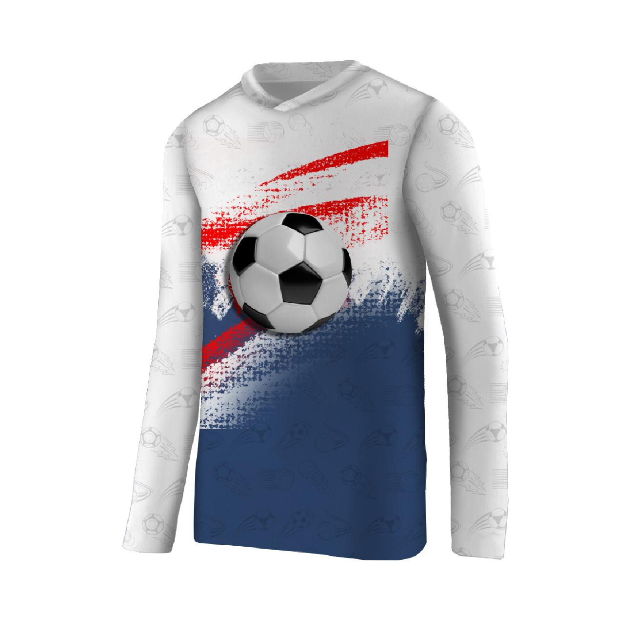 THERMO KIDS BLOUSE (BILLIE) - FOOTBALL pat. 1 - sewing set