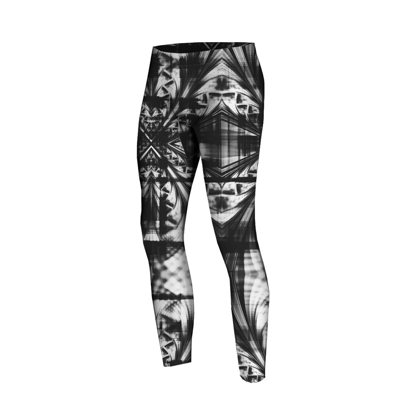 MEN’S THERMO LEGGINGS (JACK) - BLACK BATIK - sewing set