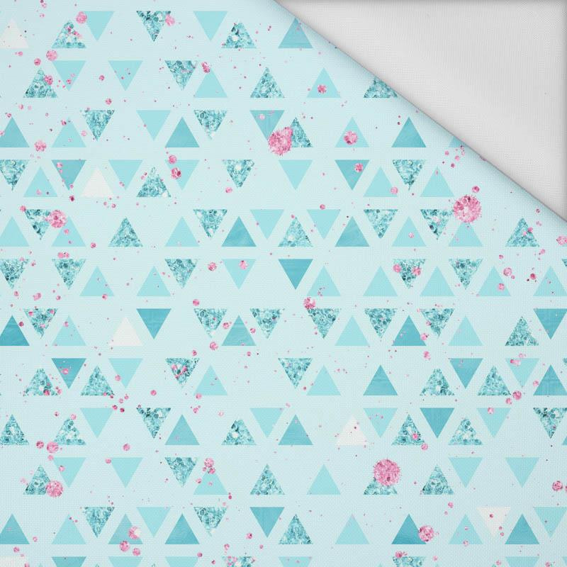 GLITTER TRIANGLES (WONDERLAND) - Waterproof woven fabric