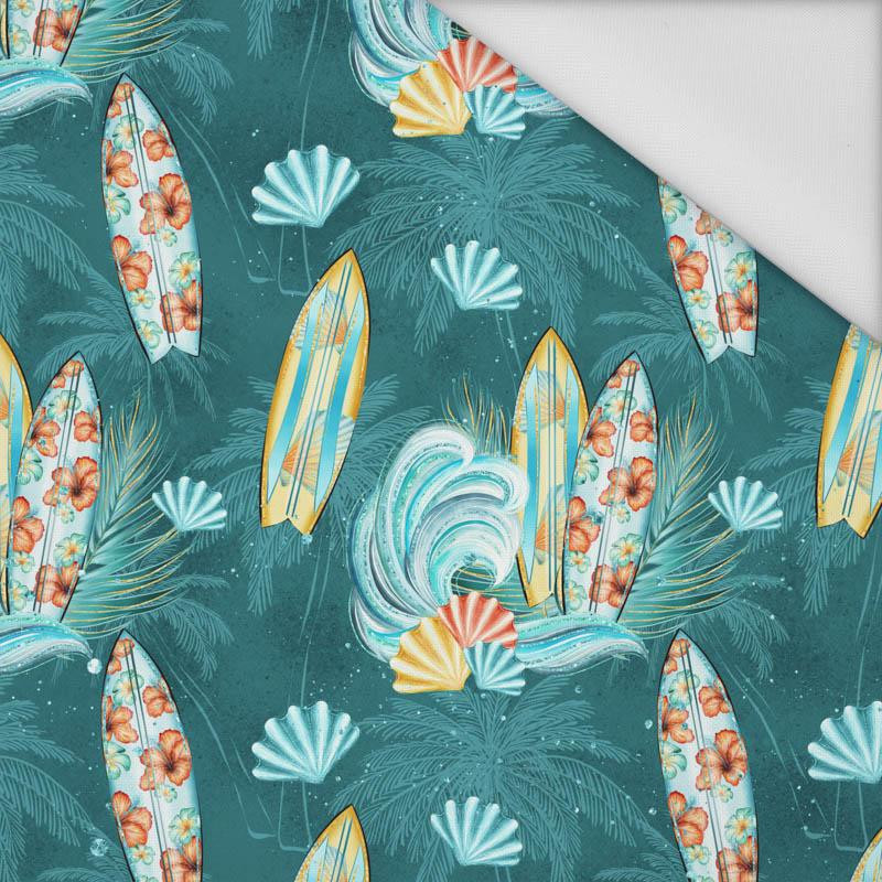 SURFBOARDS AND WAVES - Waterproof woven fabric