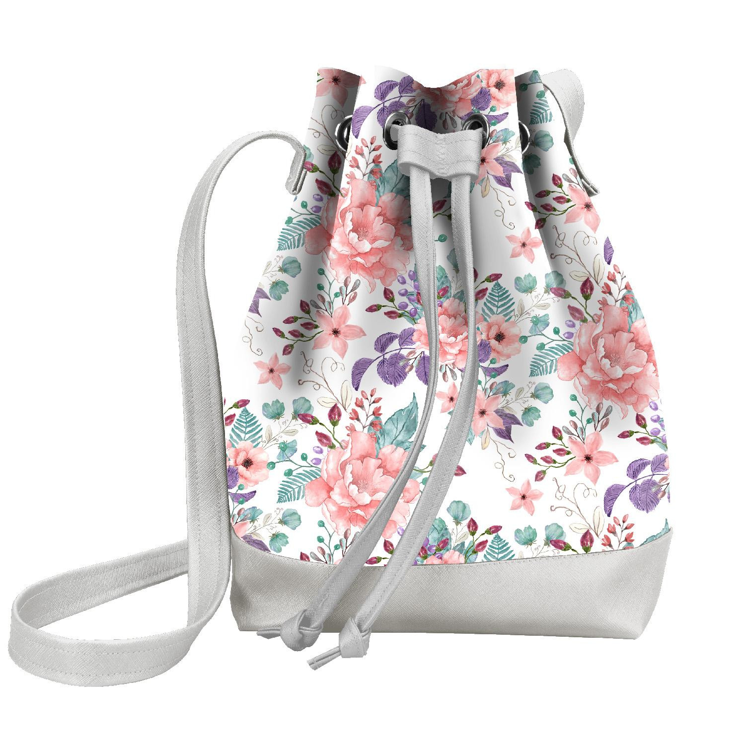 BUCKET BAG - WILD ROSE FLOWERS PAT. 1 (BLOOMING MEADOW)