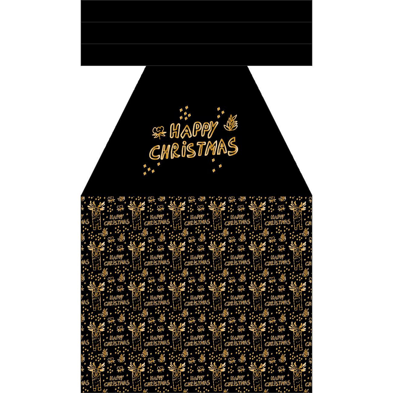 CHRISTMAS APRON - GOLD CHRISTMAS pat. 3