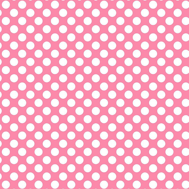 WHITE DOTS / pink