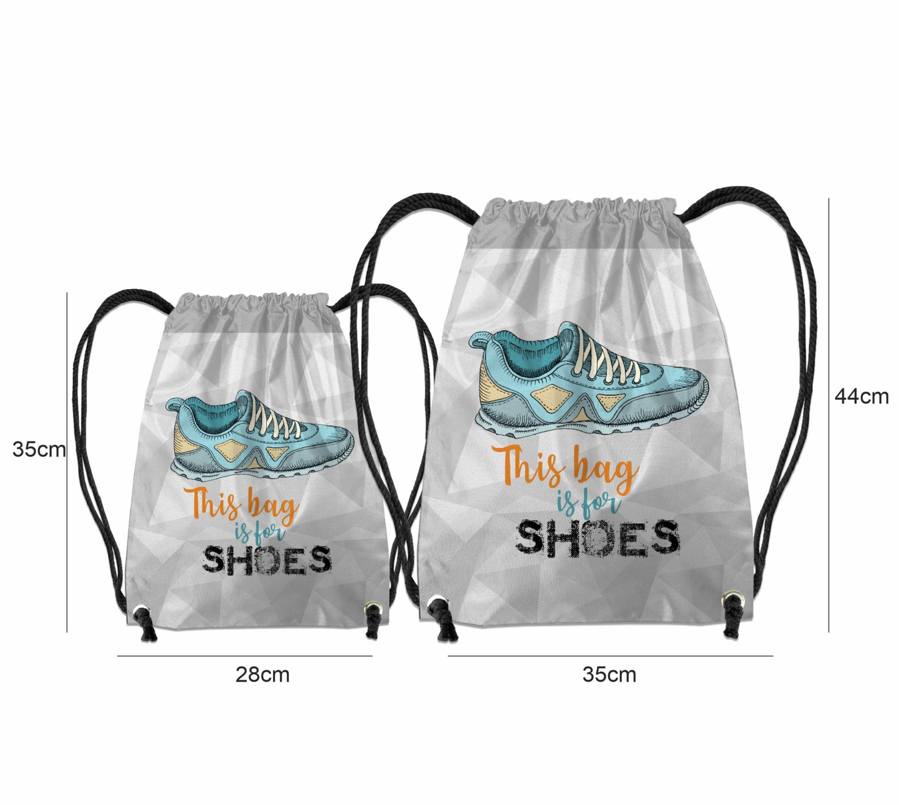 GYM BAG - SHOE / ICE (adventure) EN / Choice of sizes