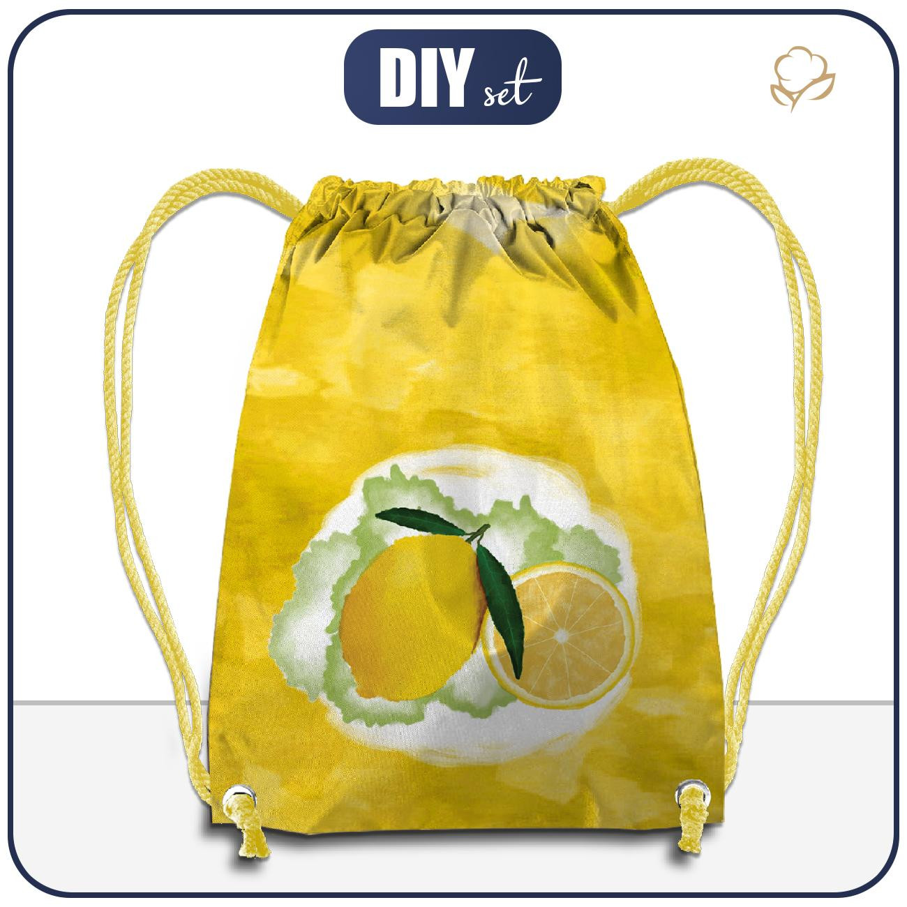 GYM BAG - LEMON - sewing set