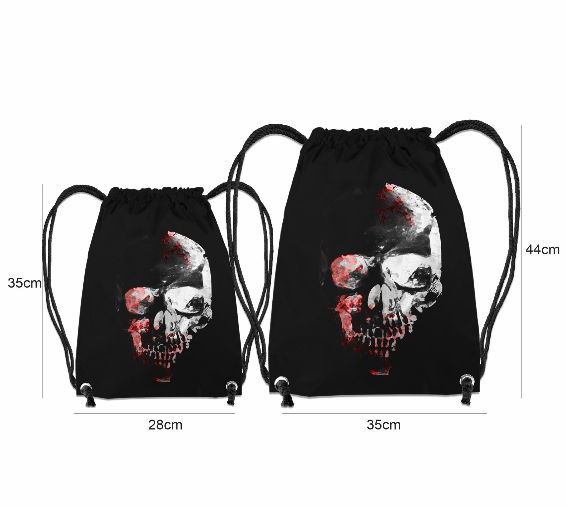 GYM BAG - SKULL pat. 3 - sewing set