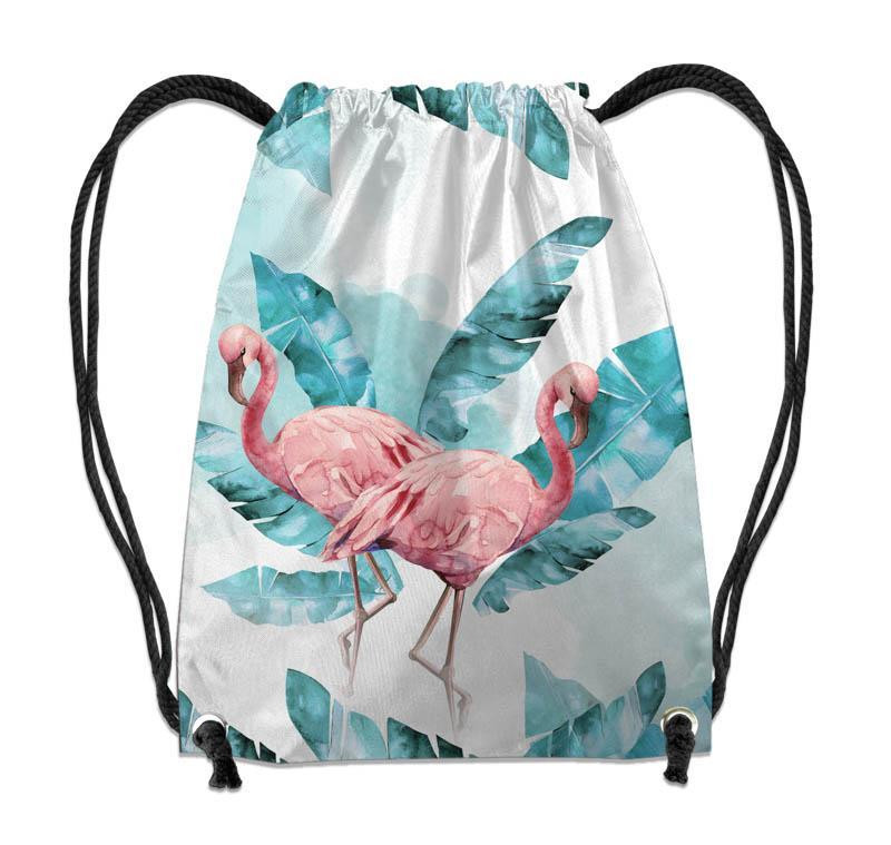 GYM BAG - FLAMINGOS / Choice of sizes