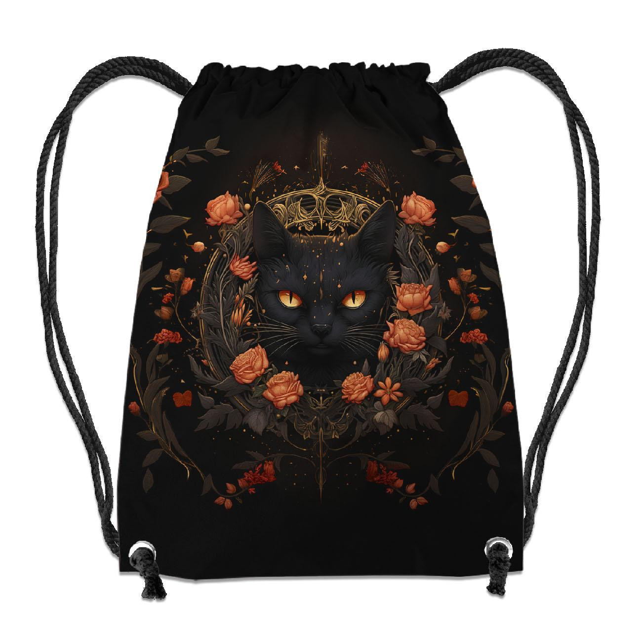 GYM BAG - GOTHIC CAT - sewing set