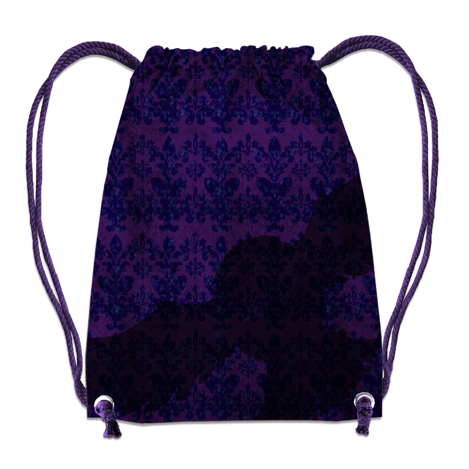 GYM BAG - OWL / MAGIC DAMASCO pat. 2 (MAGIC SCHOOL) - sewing set