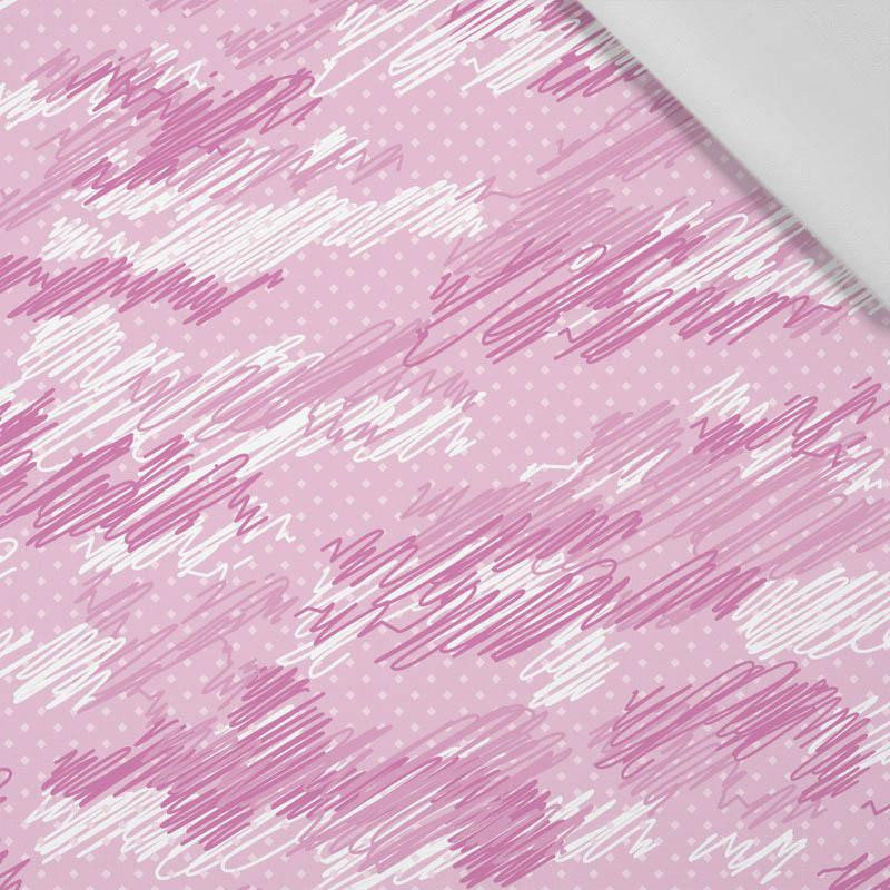 CAMOUFLAGE - scribble / fuchsia - Cotton woven fabric