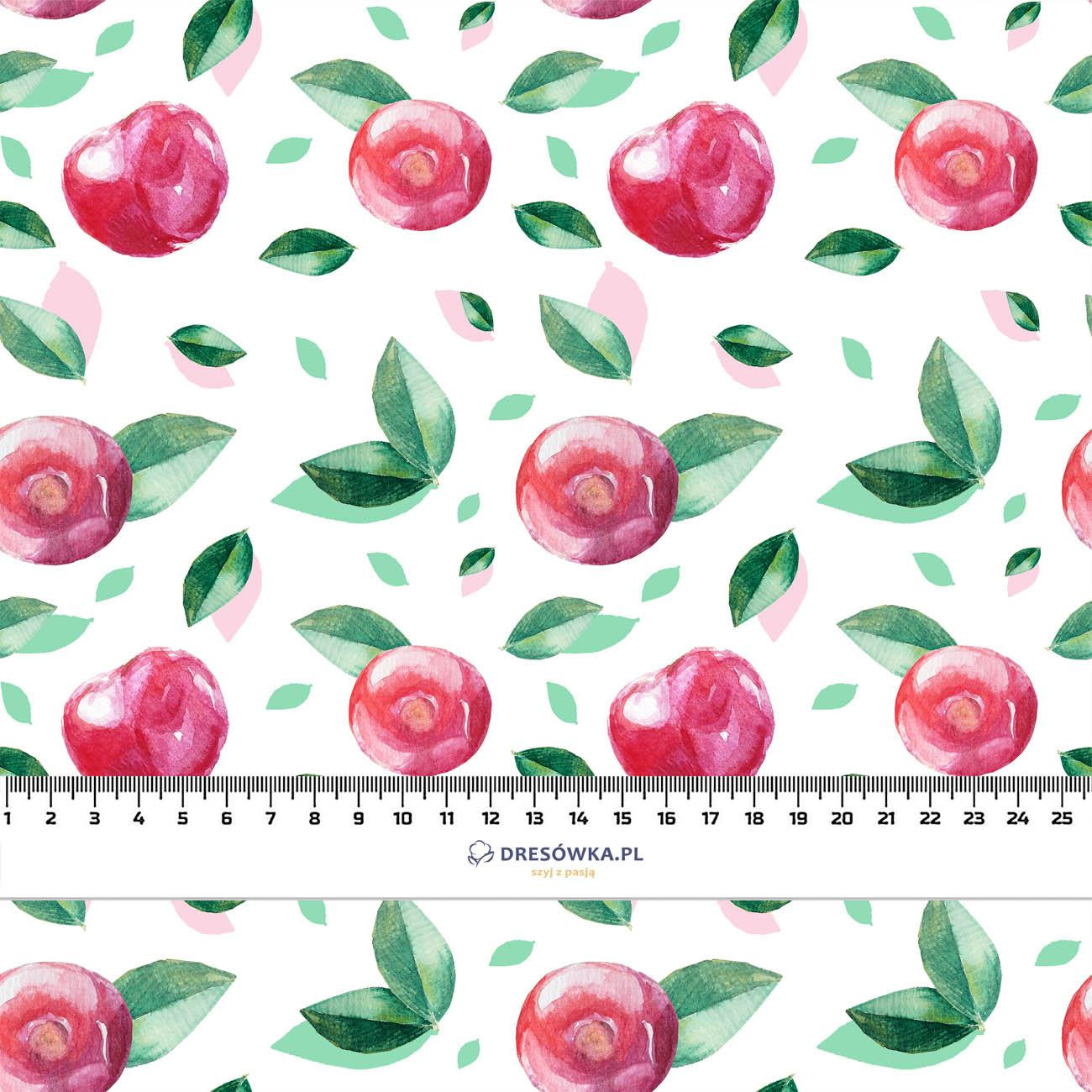 CHERRIES / PAT. 3 - looped knit fabric