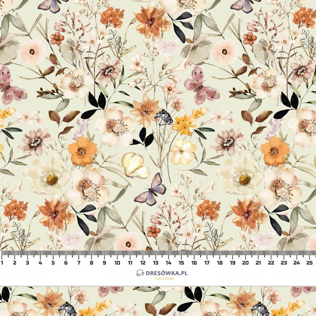 FLOWERS MIX pat. 3 - Linen 100%