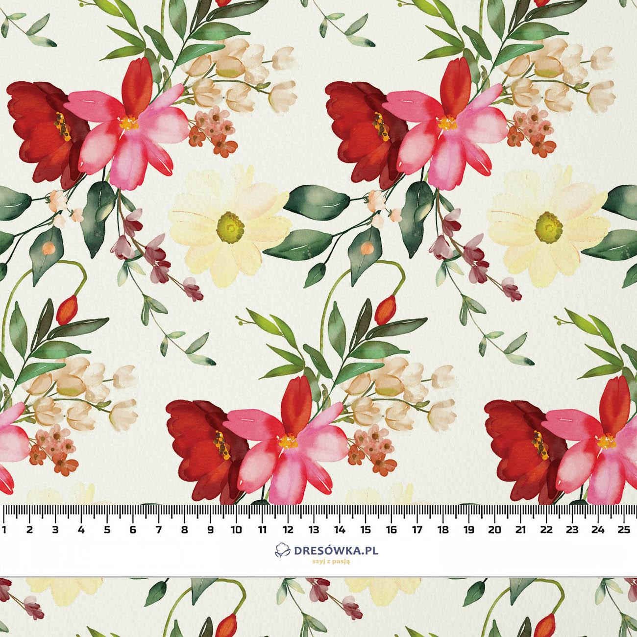 FLOWERS MIX pat. 5 - Cotton muslin