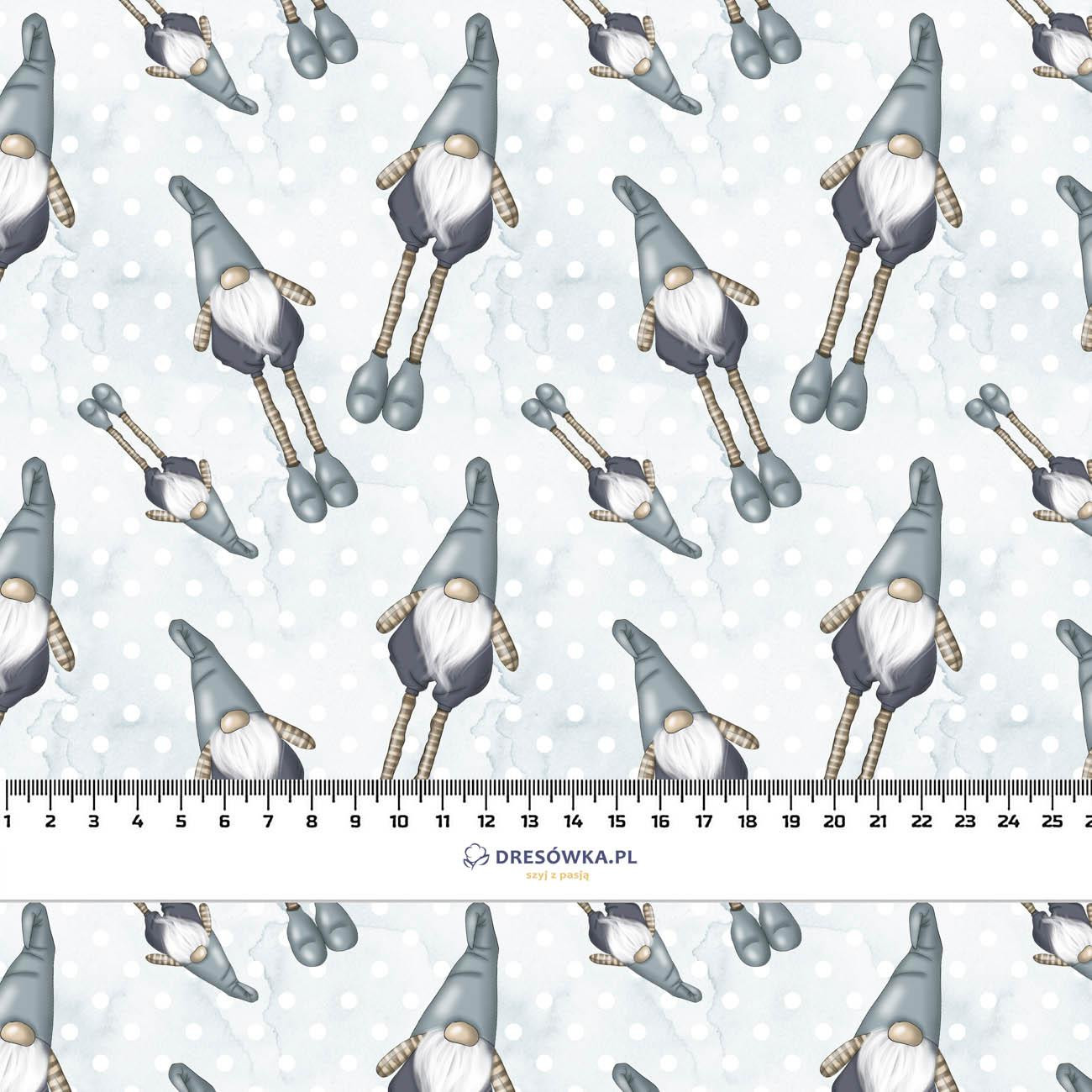 GNOMES (WINTER IN THE CITY) - single jersey with elastane 