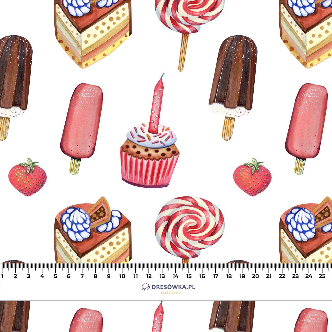 SWEETS pat. 2 - Cotton woven fabric