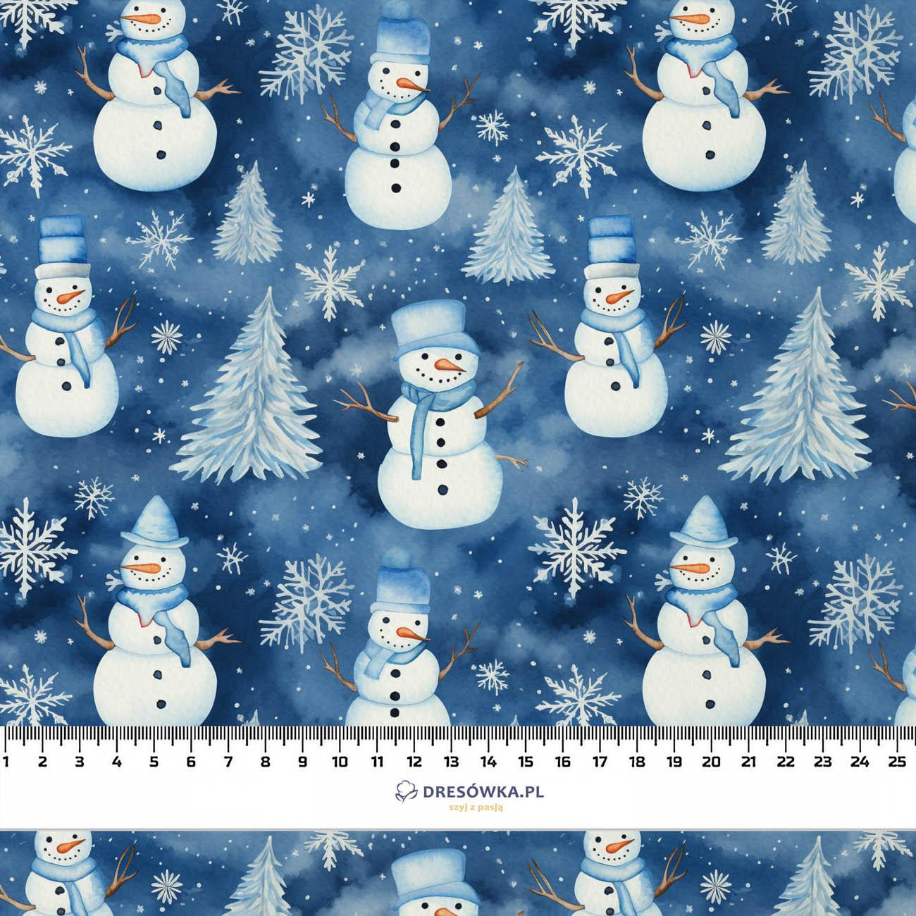 WATERCOLOR WINTER PAT. 1 - Waterproof woven fabric