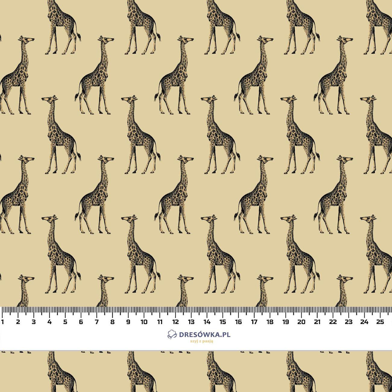 GIRAFFES (SAFARI) - quick-drying woven fabric