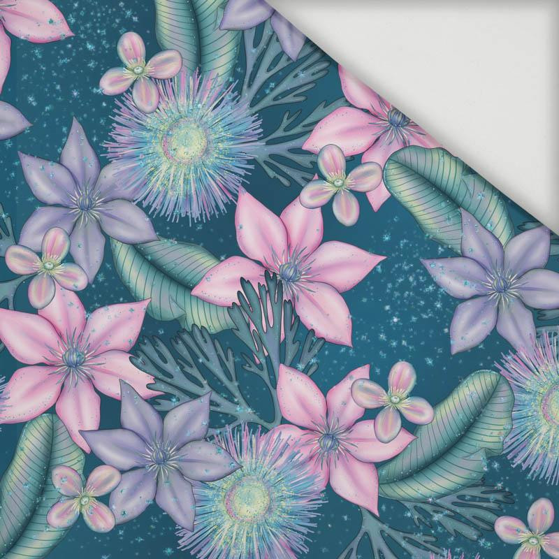 WATER WORLD pat. 1 / sea blue - quick-drying woven fabric