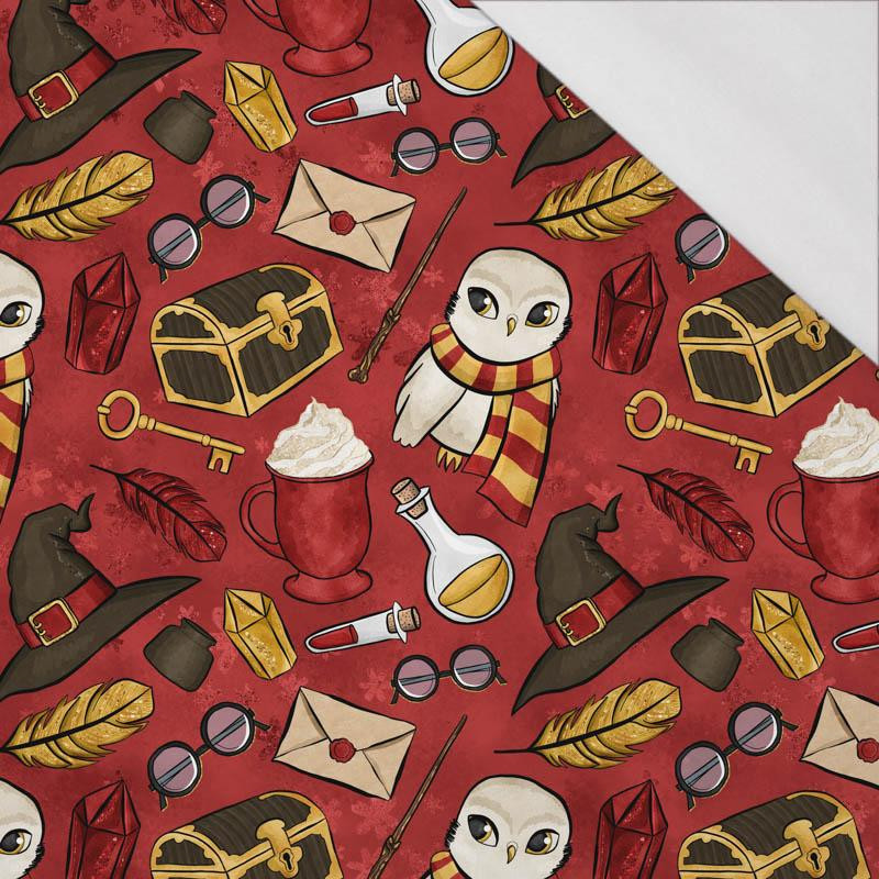 MAGIC MIX PAT. 2 (MAGIC SCHOOL) / red - single jersey with elastane 
