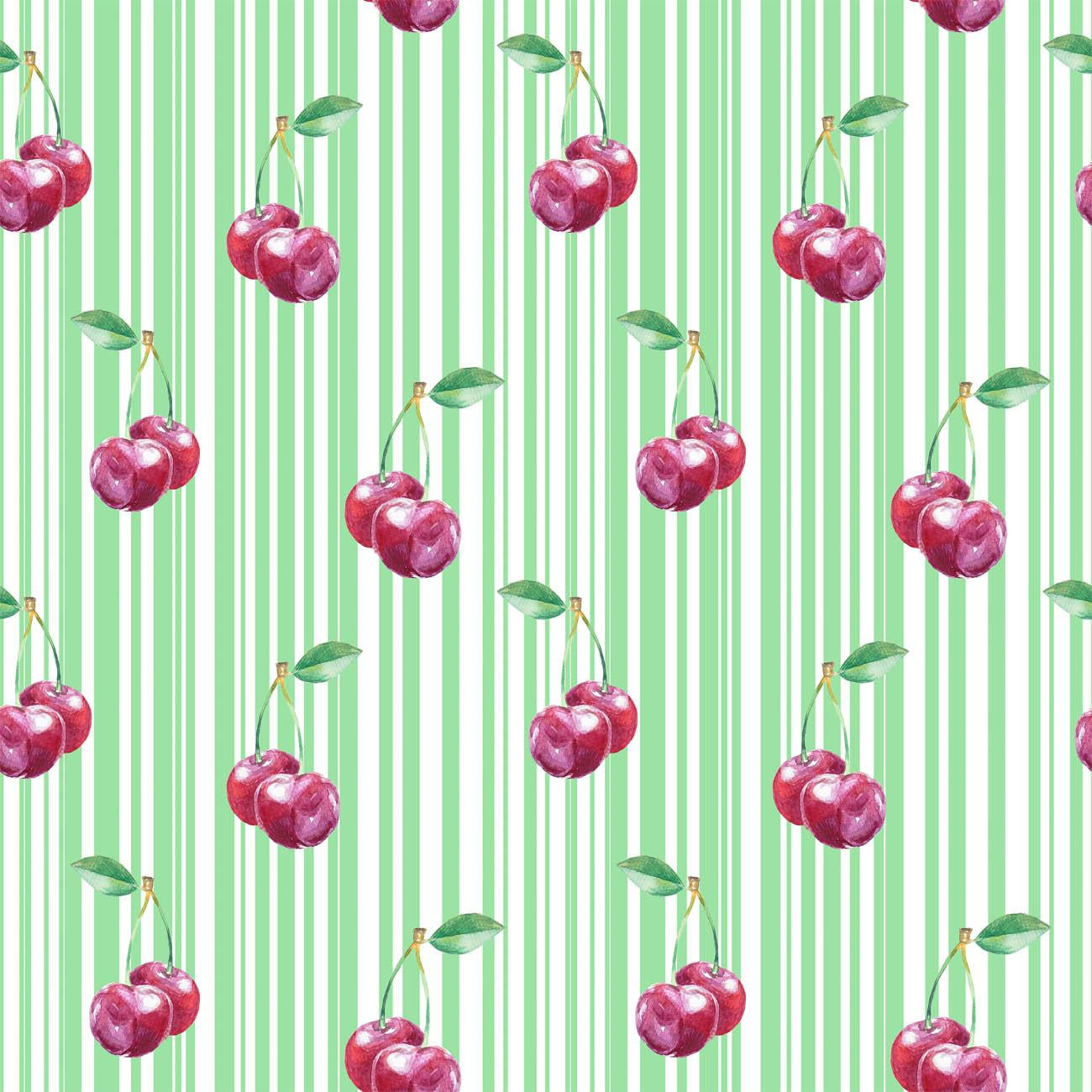 CHERRIES / stripes