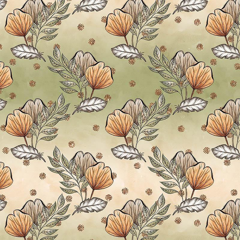 AUTUMN LEAVES (AUTUMN IN THE FOREST) - Waterproof woven fabric