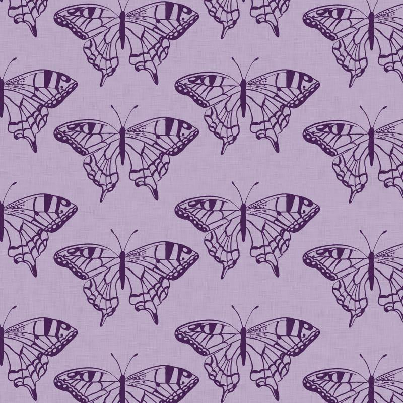 BUTTERFLIES / purple (PURPLE BUTTERFLIES)